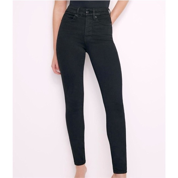 Good American Good Legs Skinny Jeans Women’s Size 8 in Black - Picture 1 of 12